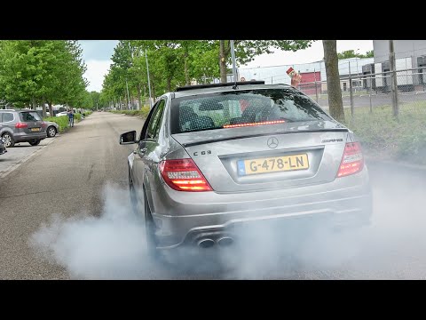 BEST OF Mercedes AMG's Leaving Carmeet 2021 - EPIC Burnouts, Drifting, Accelerations, Close Calls..