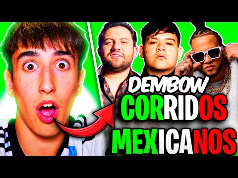 REACCIÓN A DEMBOW EN CORRIDOS MEXICANOS ||PARTE 26|| AQUÍ TA SMOKE-EL ALFA, JUNIOR H Y DE FRESA COCO
