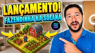 NOVO JOGO DE FAZENDINHA NA SOLANA LANÇOU! (Sem Baixar) Guia FarmTown