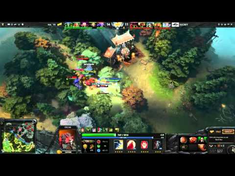 NaVi is back vs Secret — Dendi Invoker vs w33 Windranger Dota 2