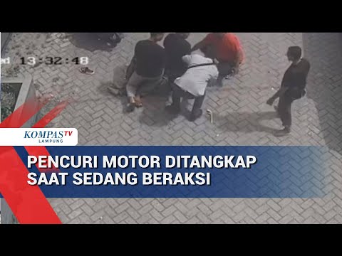 Pencuri Motor Ditangkap Saat Sedang Beraksi