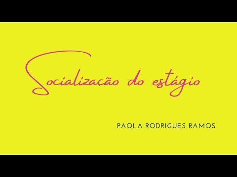 Socialização do Estágio curricular obrigatório III curso Letras Português. Uniasselvi.