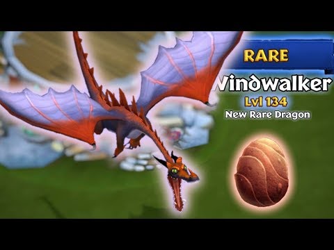 Windwalker - New Rare Dragon Max Level 134 Titan Mode | Dragons: Rise of Berk