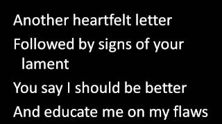 WITHOUT ME(lyrics) by Kina Grannis