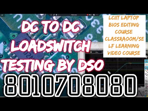 DC to DC Load Switch Testing by DSO in Latest Generation Laptop Motherboard