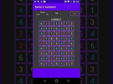 Press same 2 numbers
