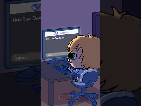 Using DeepSeek be like... 💀 #animation #chatgpt #AI #deepseek #fyi #technology #China