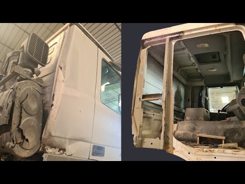 Mercedes Actros Truck Collision Repairs | Restoration  of Accident Vehicle|