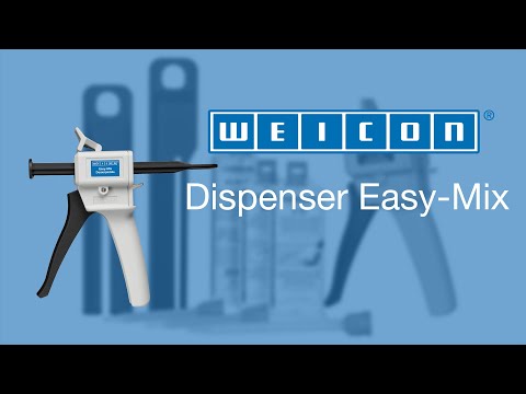 Ручной пистолет WEICON D50 с толкателем для всех Easy-Mix и PE-PP 50 видео