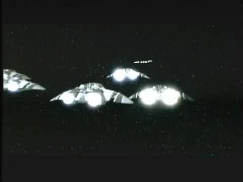 Classic Battlestar Galactica (1978) Cylon attack thwarted..
