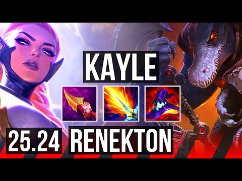 KAYLE vs RENEKTON (TOP) | NA Master | 25.24