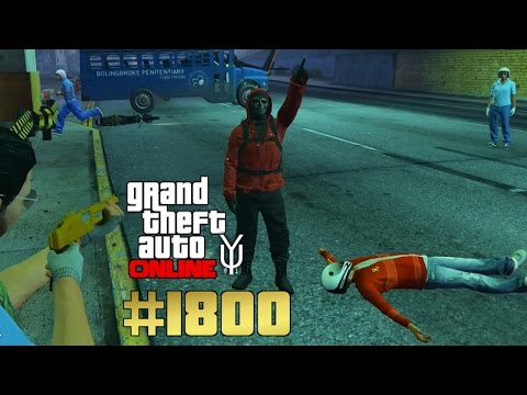 GTA 5 ONLINE Polizeispiel Teil 1 von 4  #1800 Let´s Play GTA V Online PS4 YU91