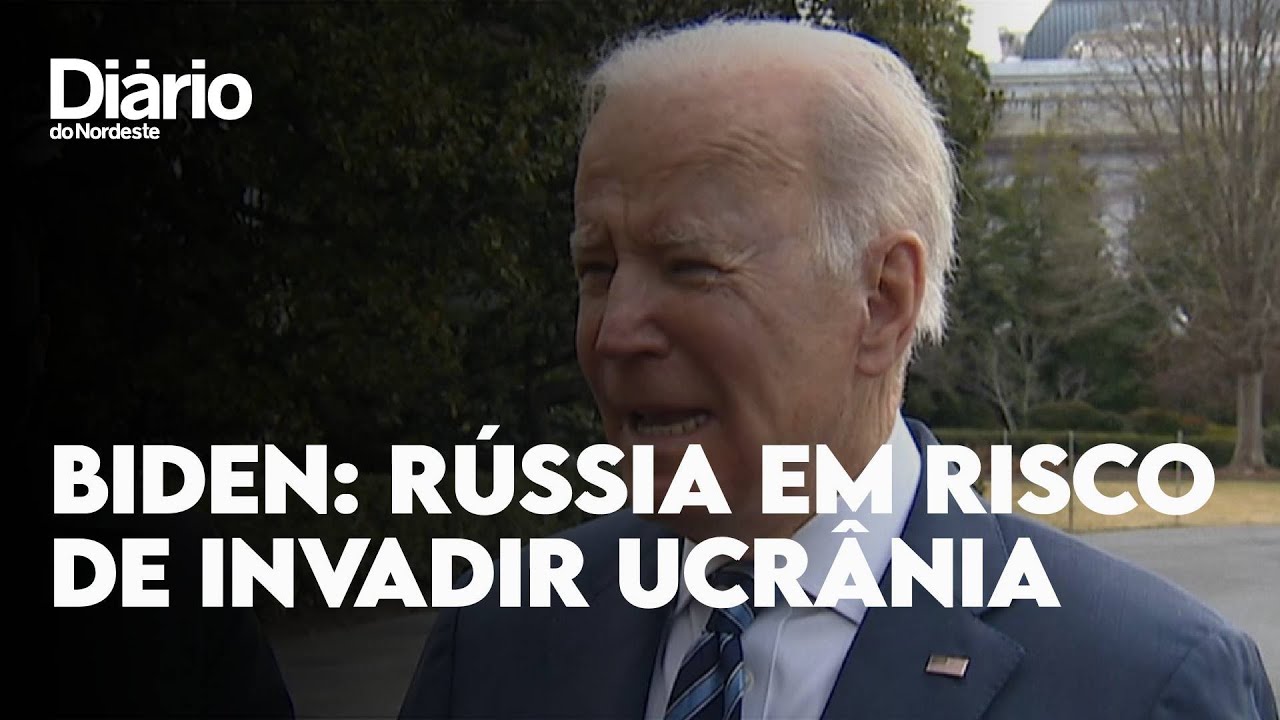Imagem da notícia: Risco de invasão da Ucrânia pela Rússia é 'muito elevado', diz Joe Biden