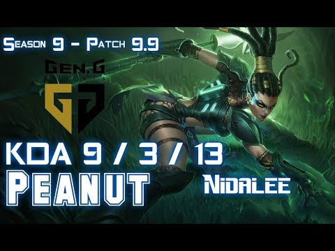 Gen Peanut NIDALEE vs REK'SAI Jungle - Patch 9.9 KR Ranked