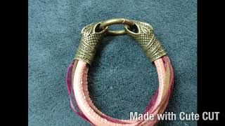 Octobre Rose - Création artisanale bracelet serpent