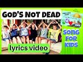 GOD'S NOT DEAD: Song for Kids (EASTER) lyrics video