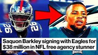 Saquon Barkley Is DONE With The Giants, Headed To RIVAL Philadelphia Eagles! | NFL Free Agency