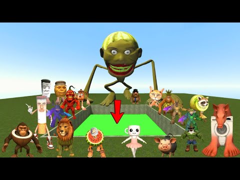 Spartan Kicking: Kicking All Italian Ai Brainrot Memes Vs Lin Gang Melon In The Toxic Pit ! - Gmod