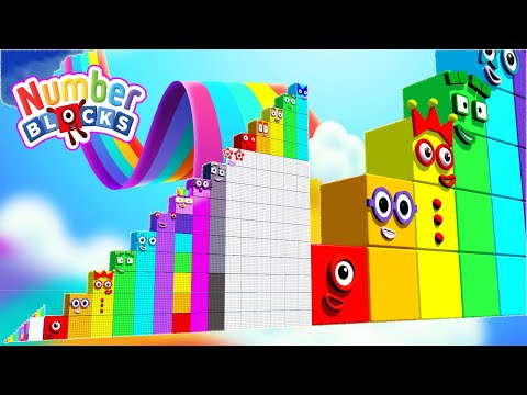 Numberblocks Step Squad NEW 1 to 15,000,000 BIGGEST - The Amazing Step Squad Numberblocks HUGE