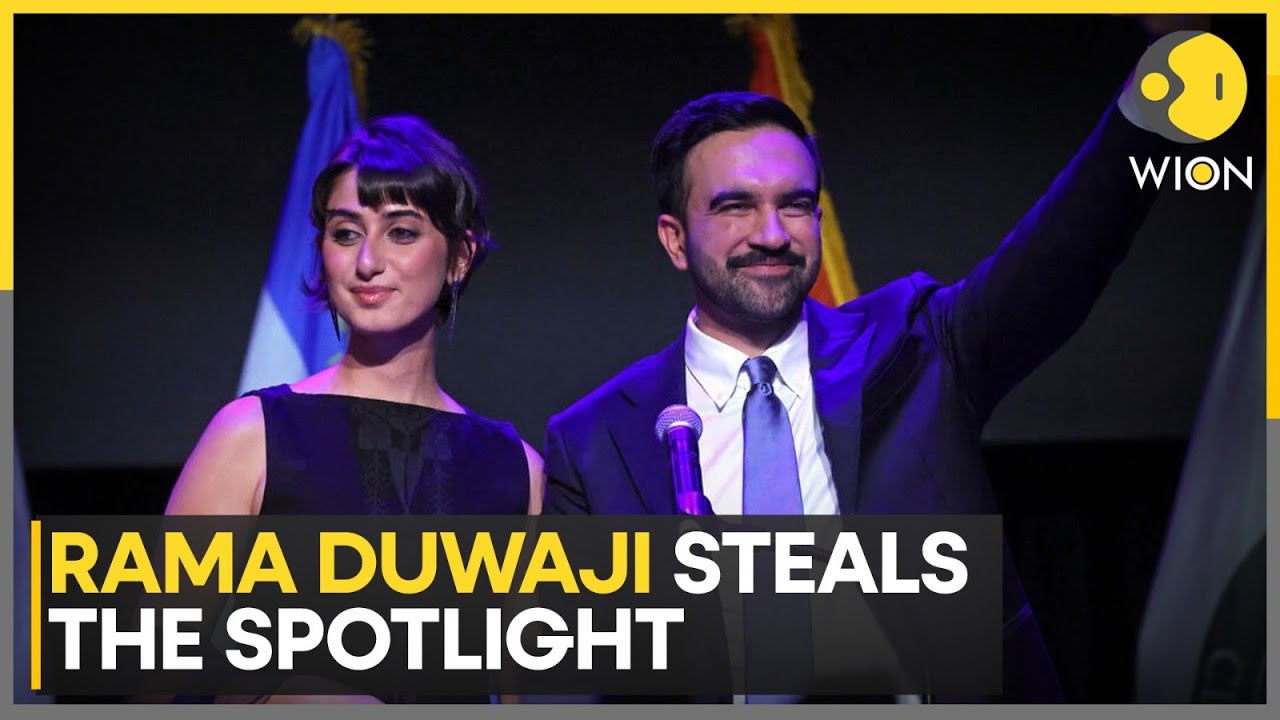 First Lady of NYC Rama Duwaji Takes Spotlight After Zohran’s Win on Stage | WION