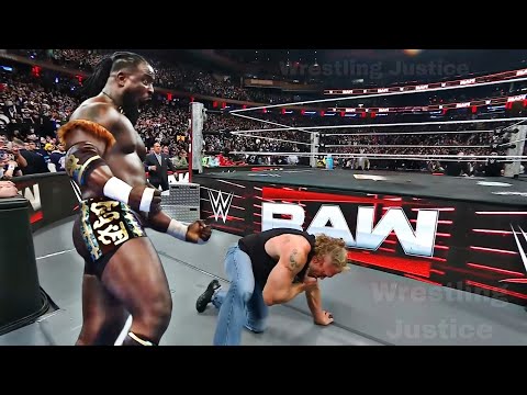 WWE 25 February 2026 Oba Femi Brutal Attack Brock Lesnar WWE Raw 2026 Highlights Oba Femi Vs Brock