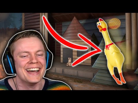 We are CHICKENS Hiding from a KILLER - Prop Night w/ Elajjaz, Distortion2, and Bawkbasoup