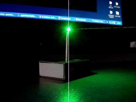 200 MW לייזר ירוק מדליק גפרור בשניות!