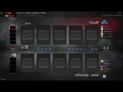 Pit League: S2 - Cloud 9 vs mYsanity sensei - Game 1 DRAFT ONLY