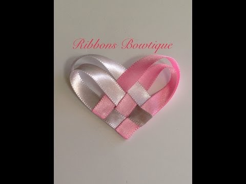 HOW TO: Make a Valentines Day "Woven Heart" Hair-Clip