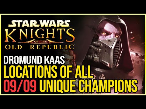 Tyrant of Dromund Kaas The Old Republic - All Champion Locations