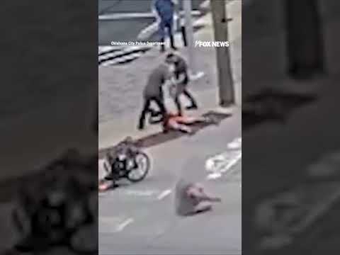 Suspect arrested after throwing Molotov cocktail at man in wheelchair #shorts #us #news #foxnews