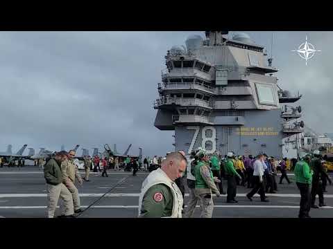 USS Gerald R. Ford FOD walkdown