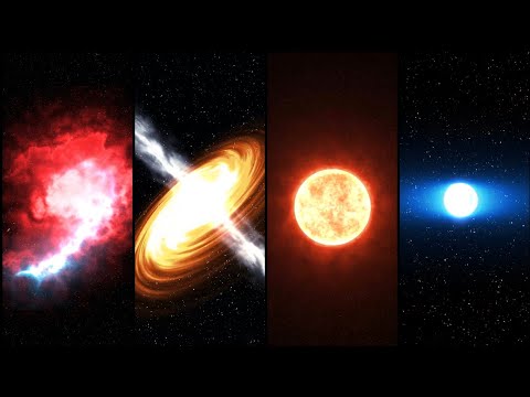 Life Cycle of a High-Mass Star in 45 seconds