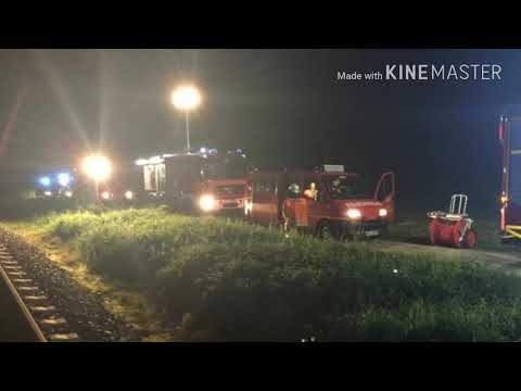 Ausschnitte der großen Zugunglücks Übung in Bevern