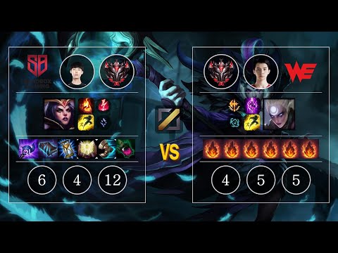 SB Dove LeBlanc vs WE yimeng Diana Mid - KR Patch 10.12