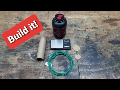 Black Powder Salute Firework Canister Shell Build ASMR