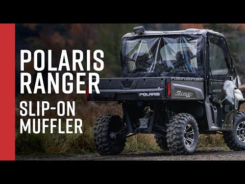 2010-2017 POLARIS RANGER 800/500EFI // MBRP 4" Single Slip-On, Performance Series Exhaust