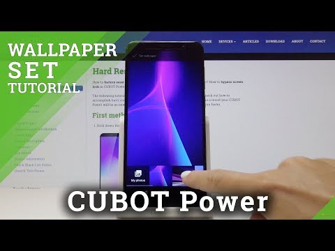 How to Change Wallpaper in CUBOT Power - Desktop Update