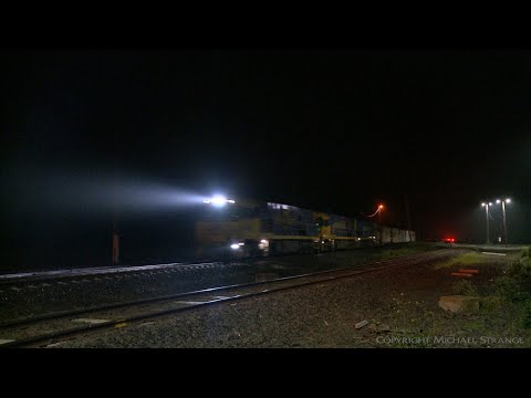 7MP7: 100 Container Wagons On Intermodal Freight Train (19/9/2020) - PoathTV Australian Railway