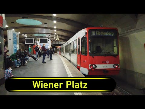 Stadtbahn Station Wiener Platz - Cologne 🇩🇪 - Walkthrough 🚶