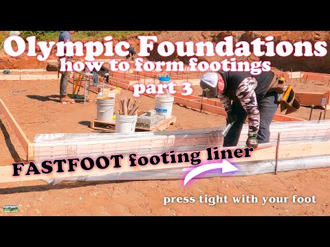How to Form Footings  part 3 Installing FASTFORM