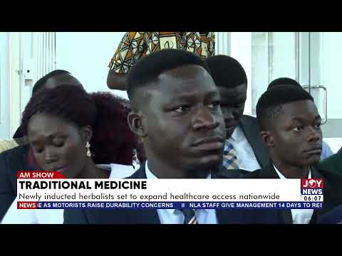 Traditional medicine: Newly inducted herbalists set to expand healthcare access nationwide.