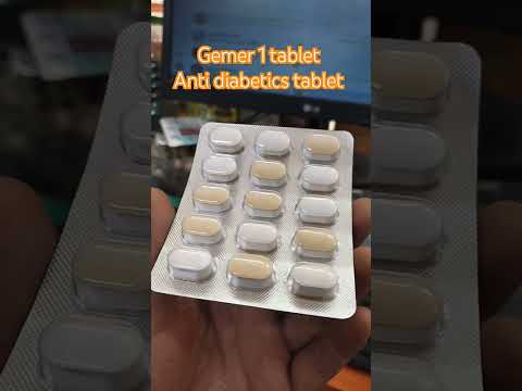 Gemer 1 tablet in the house treatment of type 2 diabetes #Gemer1 #antidiabetic #glimepiride #diabete