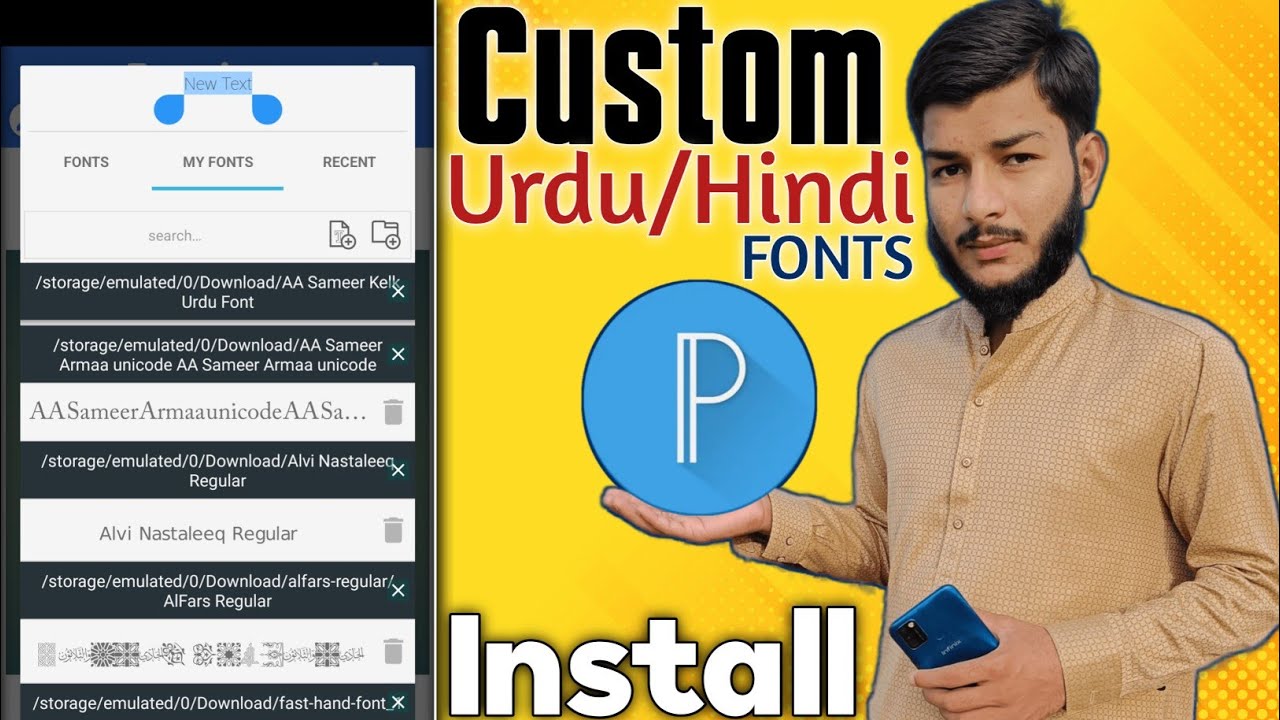 how to add custom fonts in pixellab | pixellab me font kaise add kare 2023