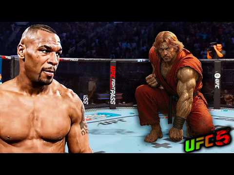Mike Tyson vs. Fighter Noah (EA sports UFC 5)