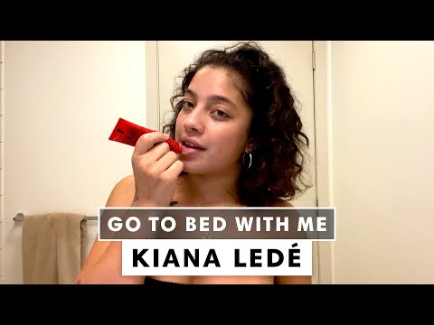 Kiana Ledé's Nighttime Skincare Routine | Go To Bed With Me | Harper's BAZAAR