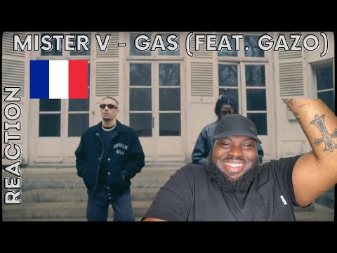 MISTER V - GAS (feat. GAZO) (UK REACTION) // REACTING TO FRENCH RAP