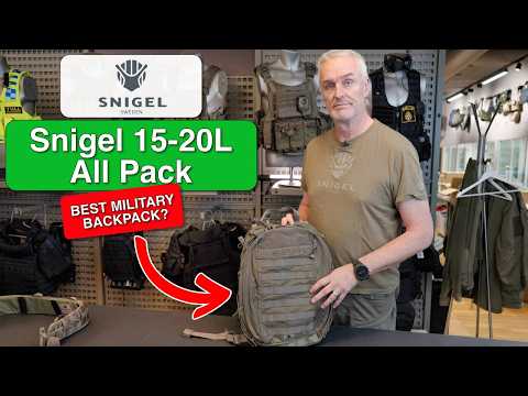 Snigel 15-20L All Pack Tactical Backpack by SnigelDesign