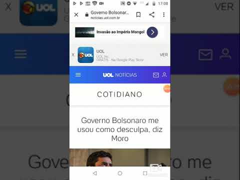 Uol militando #Moro2022: "Governo Bolsonaro me usou como desculpa" - Moro [Fake news]