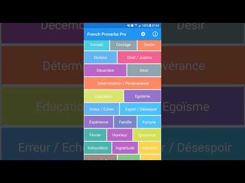 French Proverbs Video